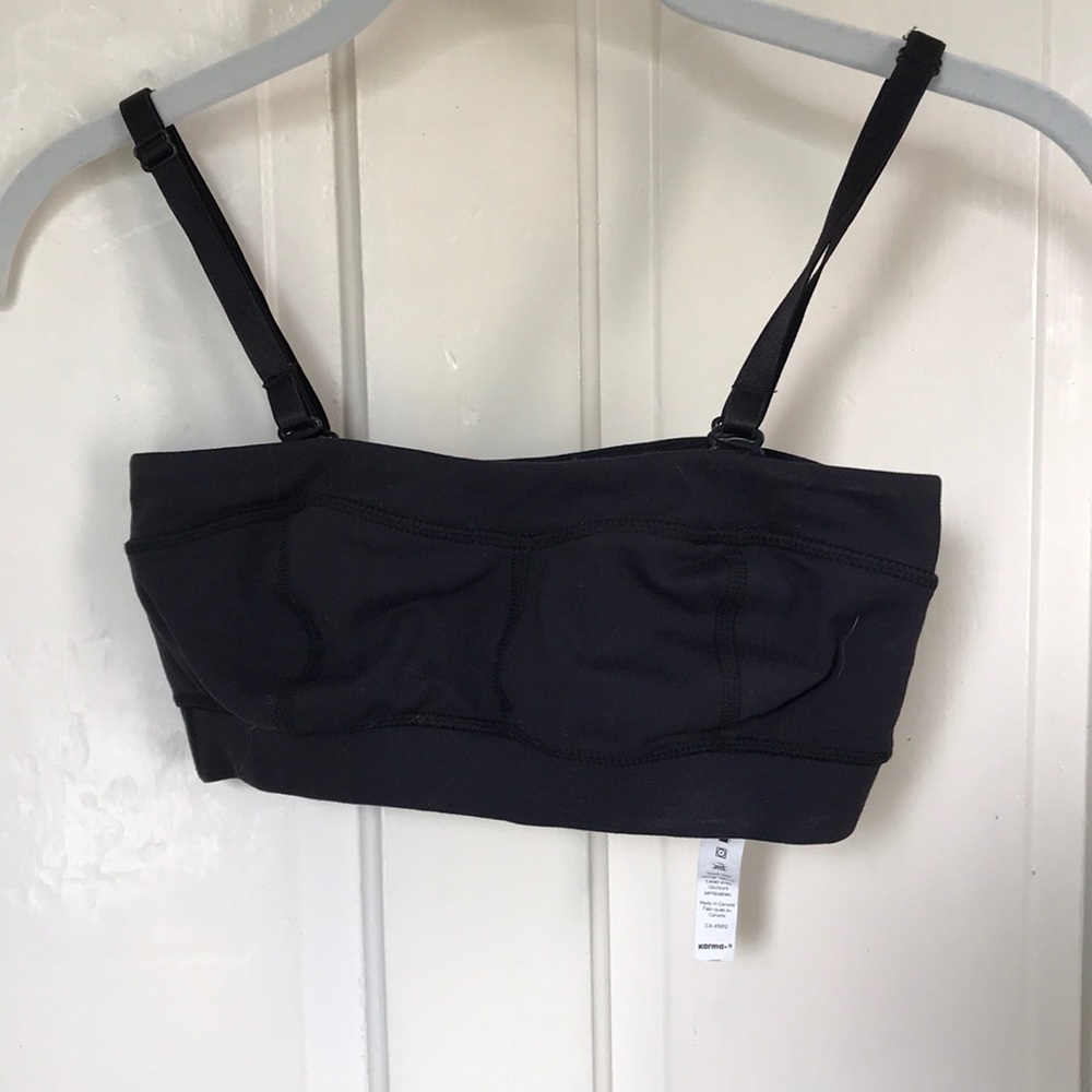 Karma black sports bra
